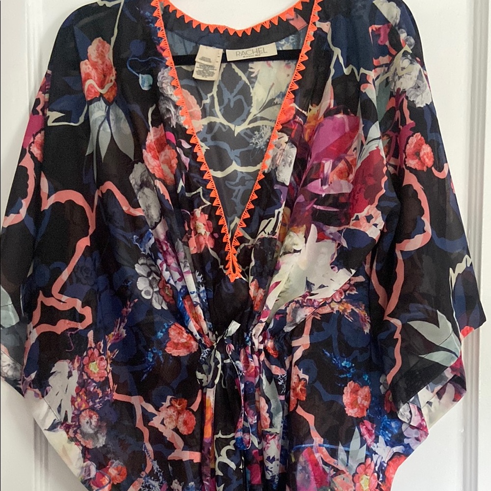 Rachel Zoe Multicolor Floral Wrap